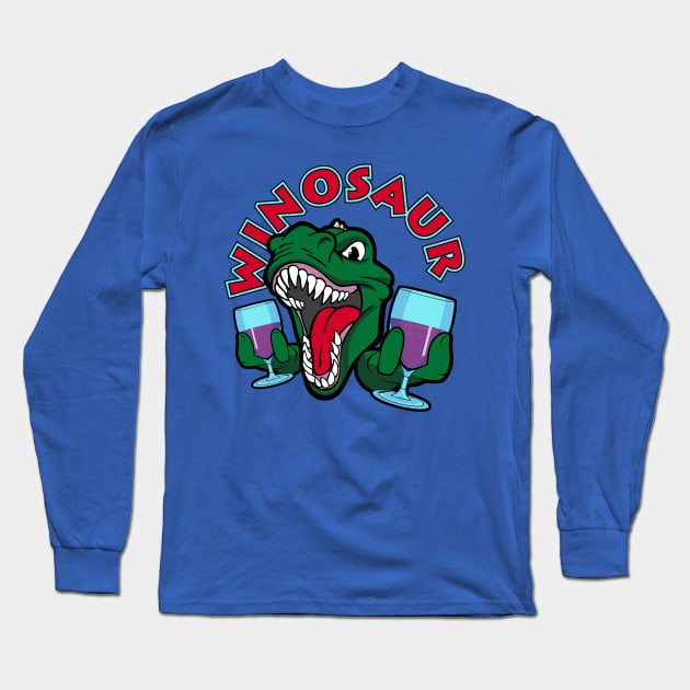 Winosaur Long Sleeve T-Shirt by DavesTees